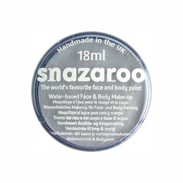Snazaroo Light Grey Face and Body Make-Up 18ml