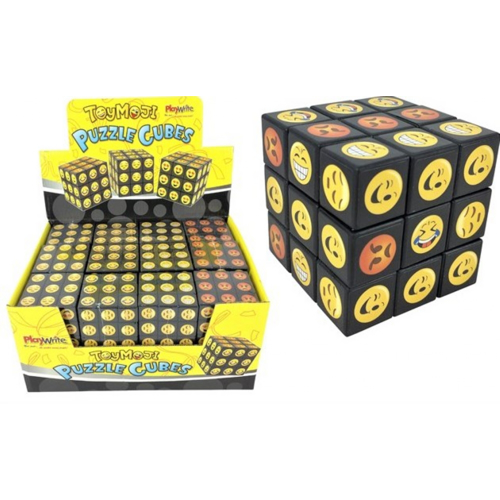 Retro puzzle cube Smiley