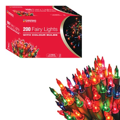 200 Colour Fairy Lights