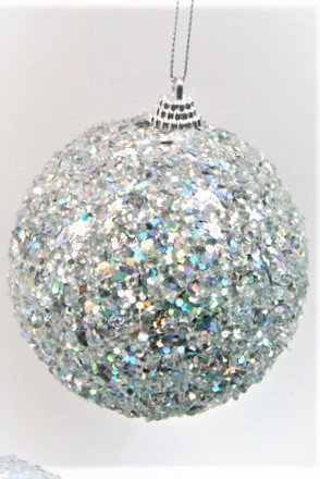 Silver baubles