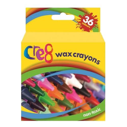 Wax Crayons 36 Colours