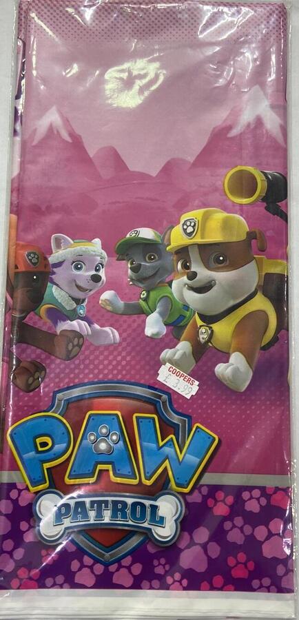 Paw Patrol Table cover