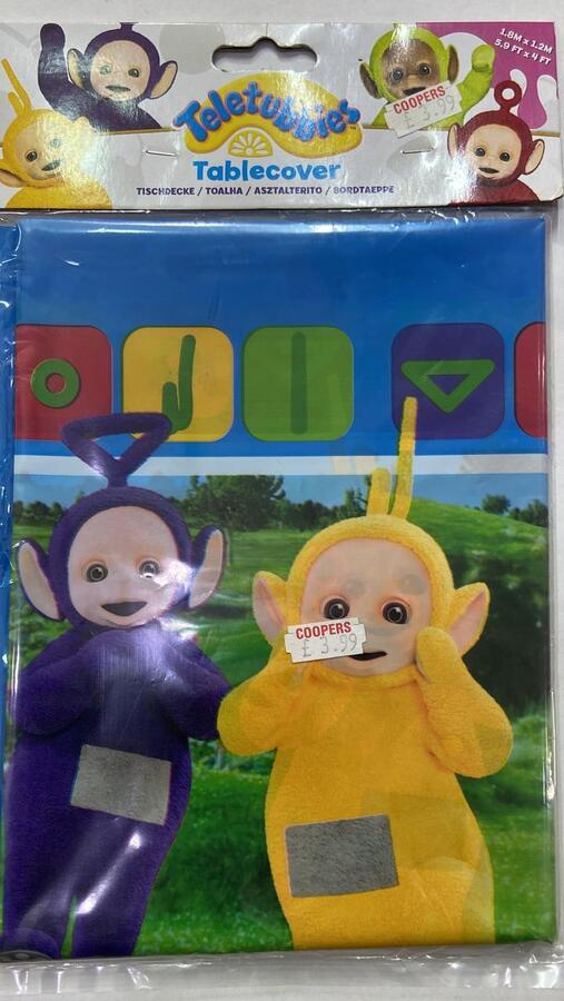 teletubbies table cover