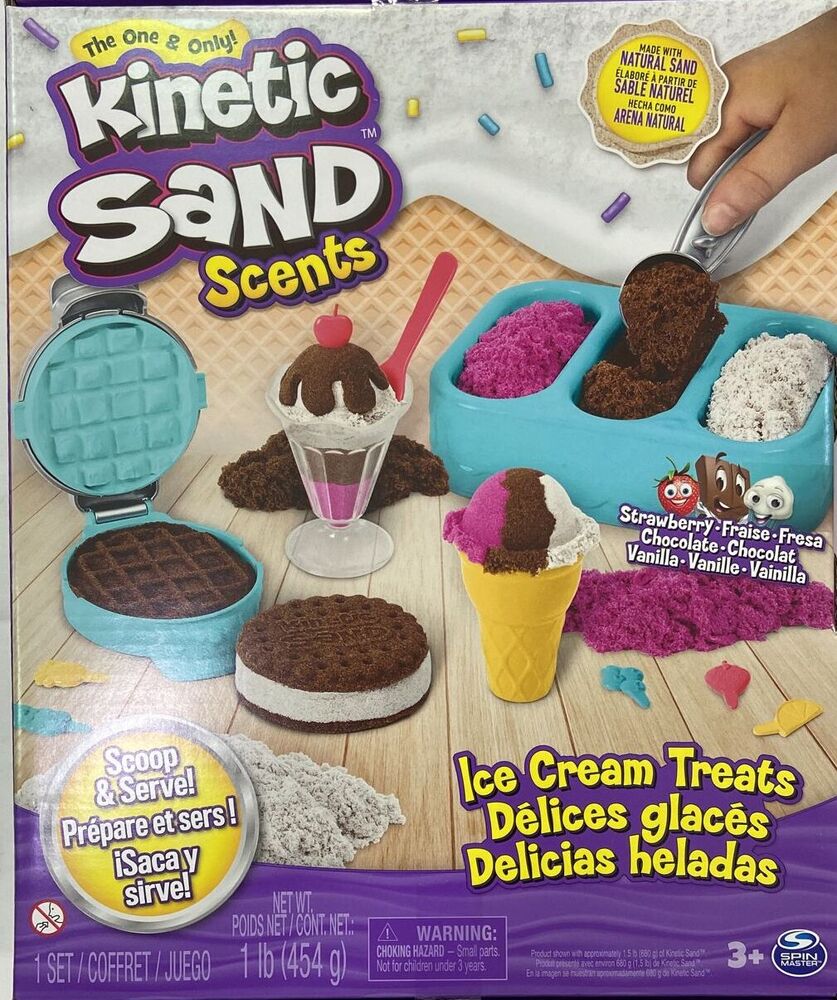 Kinetic Sand Icre Cream treats