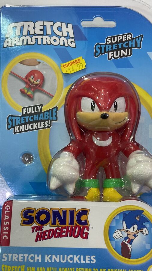 STRETCH ARMSTRONG {SONIC THE HEDGEHOG}Stretch Knuckles
